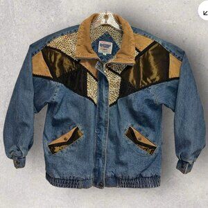 Current Seen - Vintage 80s Womens Jean Jacket - M
